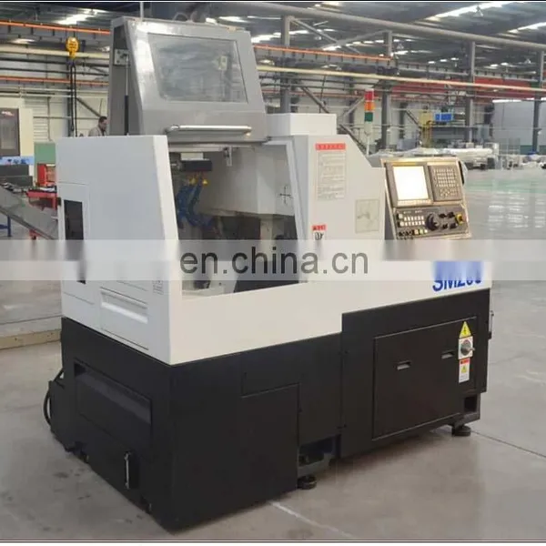 SM203 High Speed Precision Small 2 Spindle Swiss Type CNC Lathe Machine photo-4