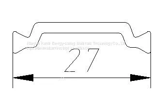 Polyamide 6.6 25% Glass Heat Resistant Nylon Strip For Curtain Wall