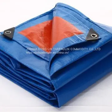 Boat Cover Good Tensile Blue And Orange Tarpaulin photo-2