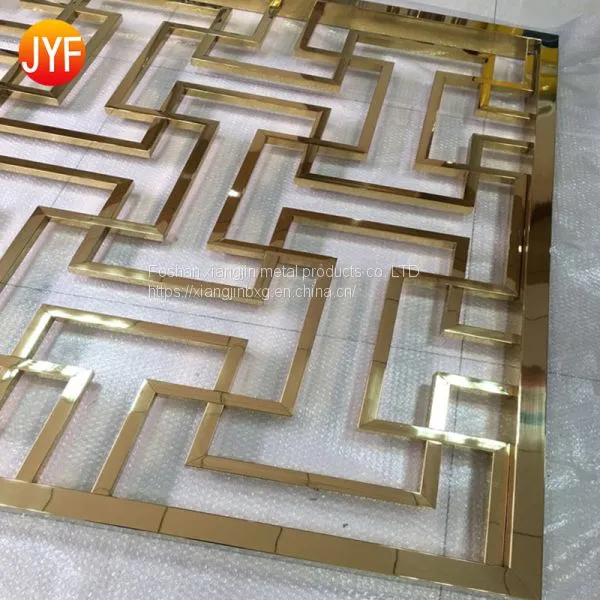 JYF001 Gold Stainless Steel Seat Screen Partition photo-3