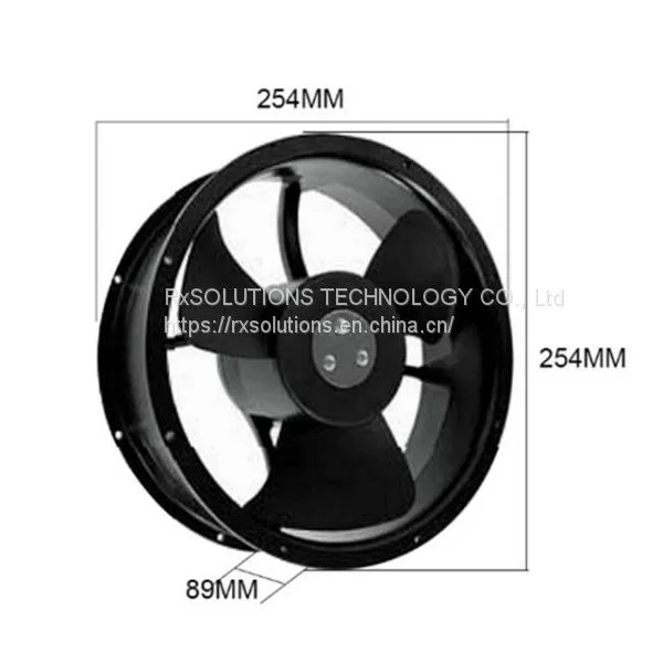 Ball Bearing Axial Flow Cabinet Cooling Fan AC 220V 0.27A 25489 photo-4