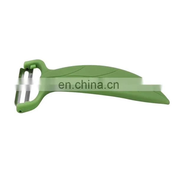Kitchen Accessories Leaf Shape Fruit Vegetable Potato Peeler With Plastic Handle photo-4