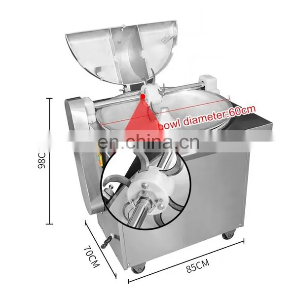 Meat Chopping Mixing Machine/bowl Cutting Vegetable Machine/vegetable Grinding Machine photo-6