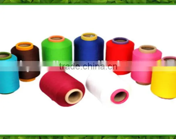 The Cheapest White Colour Recycled Cotton Spandex Covered Yarn HB268 China photo-4