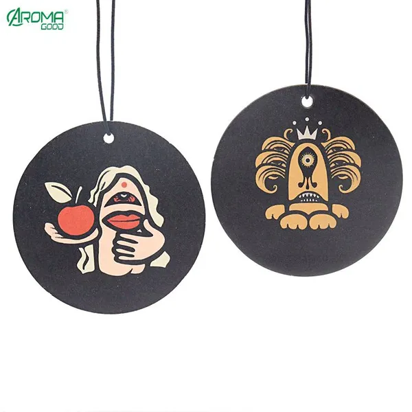 Long Lasting Smell Custom Hanging Paper Car Air Freshener photo-2