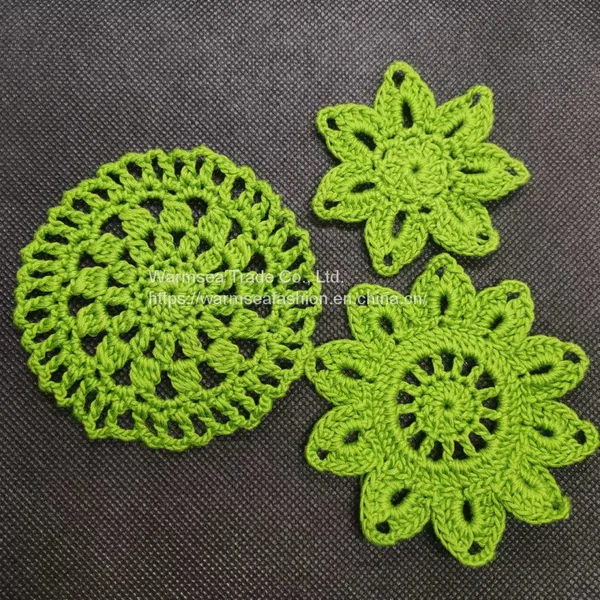 Handcraft Garment Accessories Handmade Cotton Appliques photo-5