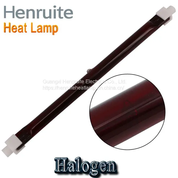 220v 1000w Ruby Reflector Infrared Lamp ir Heater Halogen Emitter photo-3