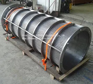 Wedge Wire Screw Press Screen Pipe