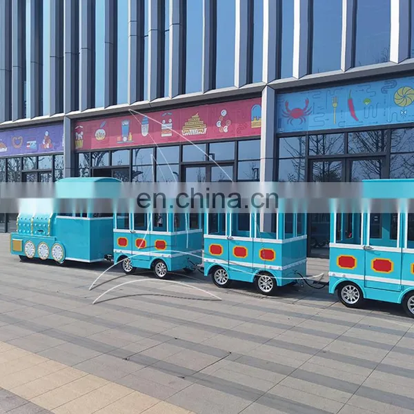 Christmas Carnival Games Small Backyard Electric Train Trackless Train for Sale photo-4