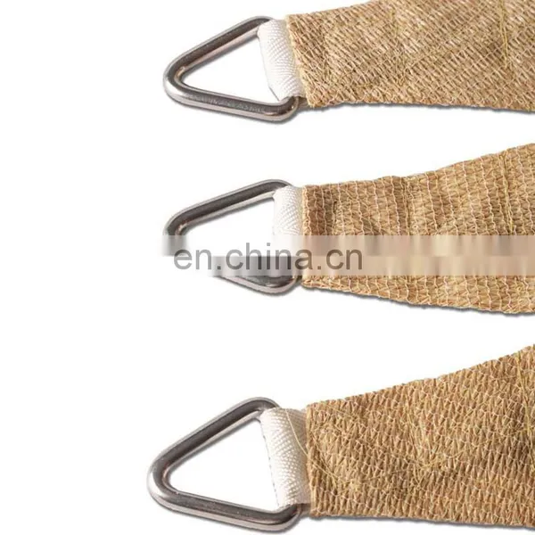Beige Color 3.6M*3.6M*3.6M 180gsm 95% Sun Shade Sail photo-2