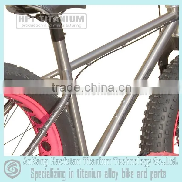 197*12 Thru Axle 26X4.8 Tires Titanium Fat Bike Frame photo-4