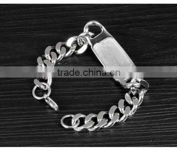 Antic Unique Titanium Sterling Steel Man Bracelets Handmade Heavy 316L Steel Design Bangles photo-5