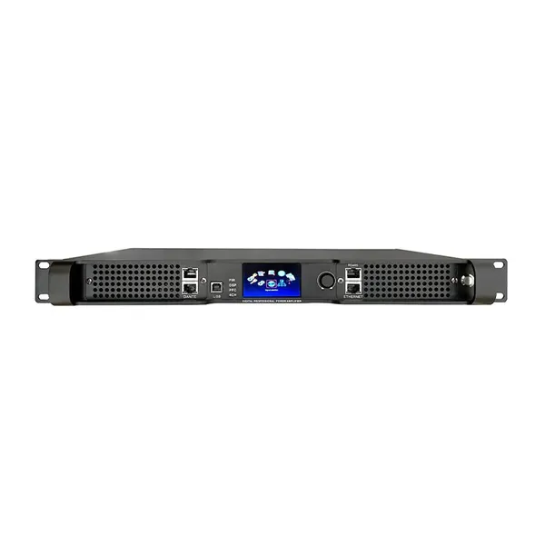 4CH 1U Dante+DSP Class D Power Amplifier DSP4.130T 8Ω/1300W×4 ZONICESOUND Pro Amplifier