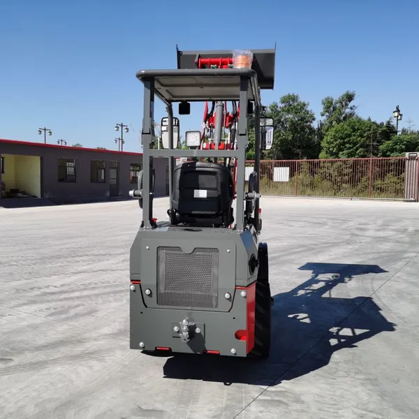 Garden Cleaning Snow Mini 4WD Loader HZM 807 Small Front Loader With Trailer photo-4