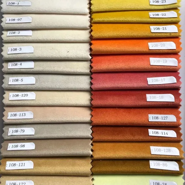 Sofa Surface Holland Velvet Fabric 300GSM With Various Color Home Furniture Textiles photo-4