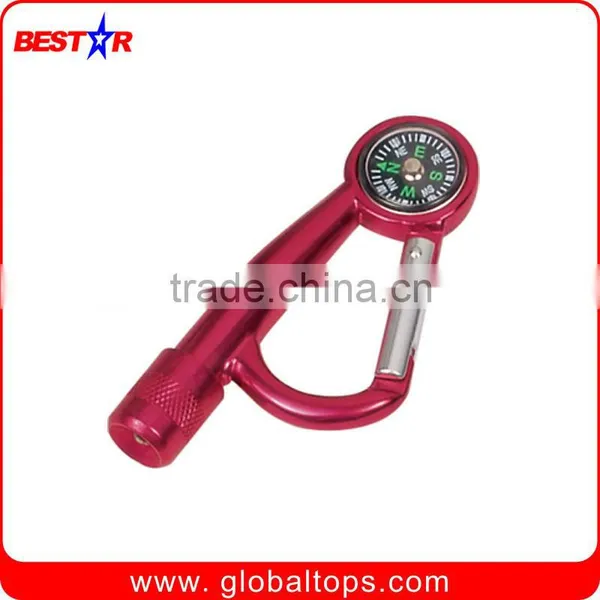 Alumium Carabiner With Led Torch