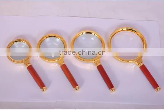 Best Sellers Fashion With Colorful Gold Siliver Black High Quality Magnifying Glass photo-2