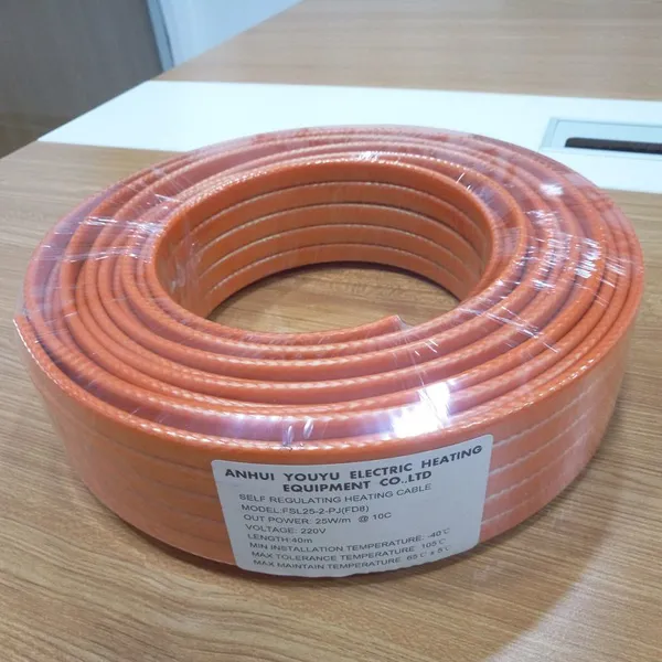 China Wholesale Products Self Regulating Heating Cable Insulated Constant Golden Supplier Power Heating Cable photo-6