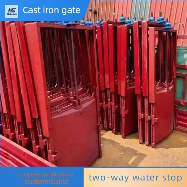Reservoir Cast Iron Gate, Cast Iron Inlaid Copper Square and Round Gate, Flat Arched Cast Iron Gate photo-5