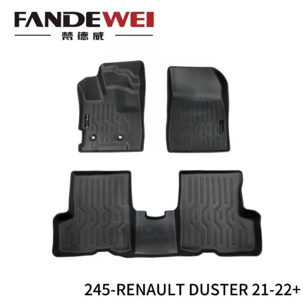 Use for Renault KANGOO CAPTUR Duster 3D Car Floor Mat Luxury Carpet Easy to Clean Anti-slip Makers Custom All Weather Zero Formaldehyde Waterproof photo-3