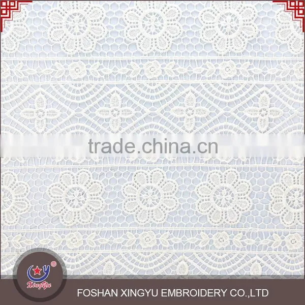 Hot Sale Promotional Cheap Cutwork Lace Embroidery Designs African Net Lace Fabric Netting Stretch Mesh photo-2