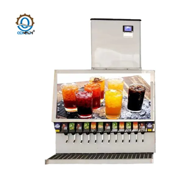 BB-4-1 Commercial Carbonated Beverage Machine With Ice Dispenser 6 Valve Soda Fountain Machine for Fast Food Restaurant photo-3