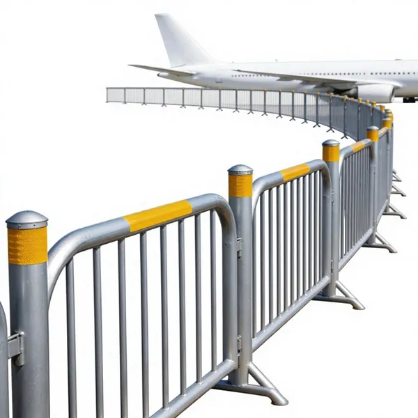 Customized Metal Crowd Control Barrier Portable Barricades Temporary Fence