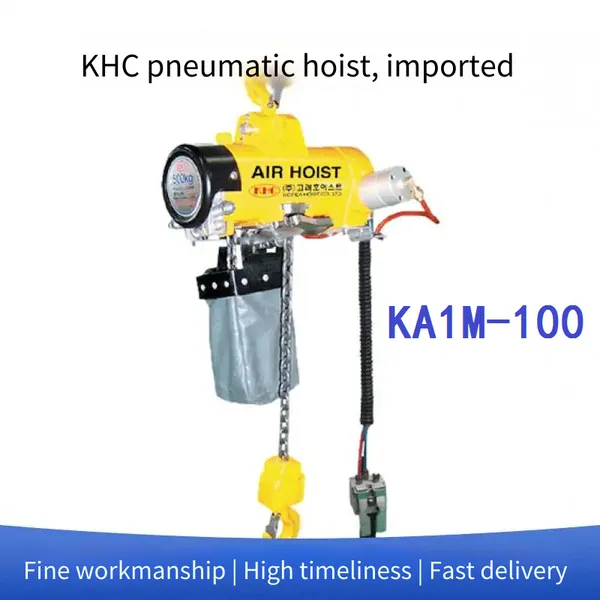 1000kg khc pneumatic hoist ka1m - 100 motor travel