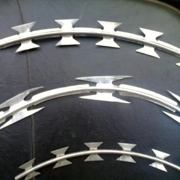 Concertina Wire for Prison Perimeter Security 2.7mm Core Wire Galvanized 450mm Coil