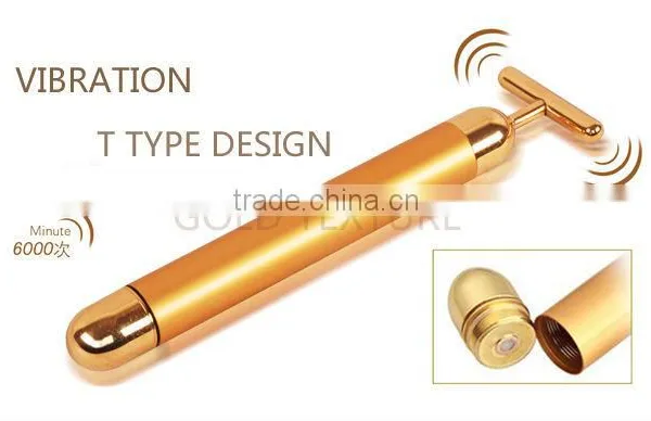 Handheld Waterproof 24k Gold Energy Beauty Bar Facial Beauty Bar photo-3