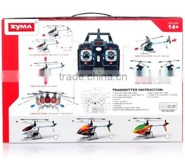 China Manufacture Syma F3 2.4G 4 CH RC Helicopter Remote Control Toy photo-6