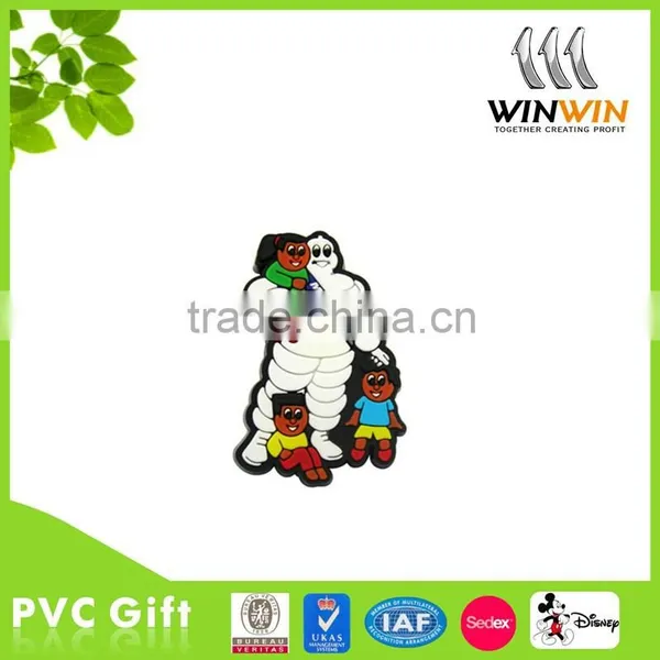 custom apparel rectangle rubber PVC label /patch /badge
