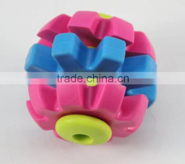 Pet Products Thermoplastic Rubber Three-gear Pet Cat Dog Chews Toy photo-5