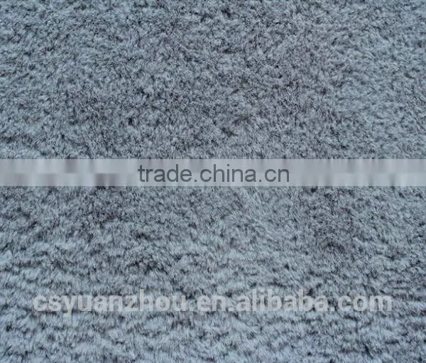 Best Selling Grey Rabbit Fur Fabric photo-4