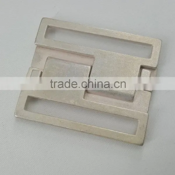 Metal Interlocking Buckles For Ladies Belt photo-3