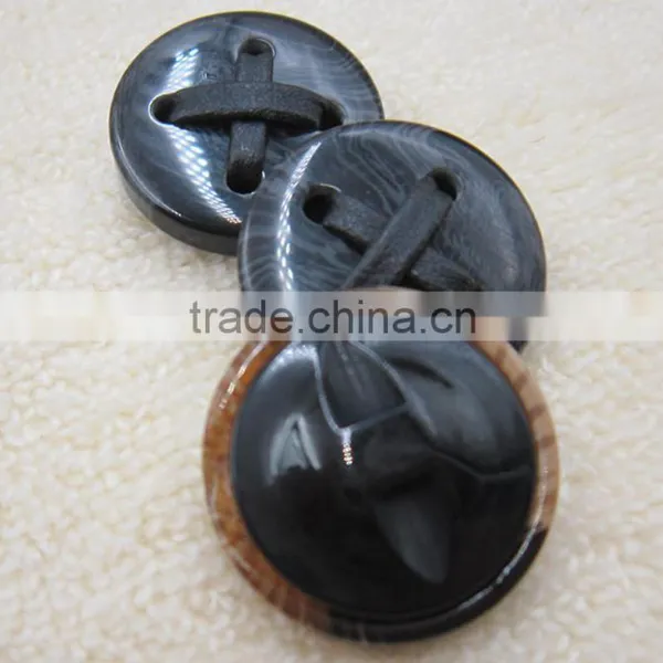 Sedex Audited Factory 2 Pillar Fancy Resin Button, Polyester Button photo-3