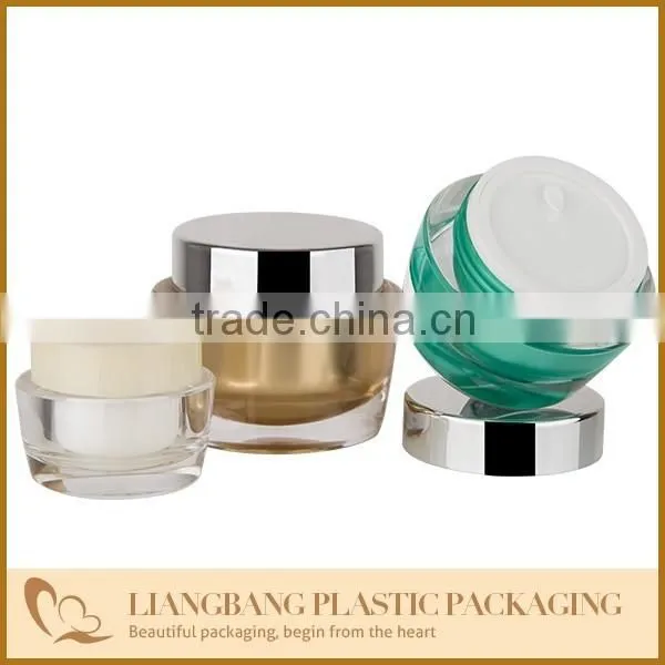 Cosmetic Jar With Three Size and New Acrylic Cosmetic Jar