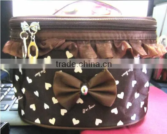 Colors Canvas Cosmetic Bag for Stock Storage Washing Toiletry Bag photo-3
