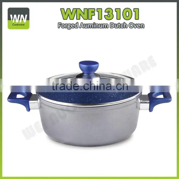 Marble Coating Aluminium Casserole Mini Casserole Sets With Different Lid