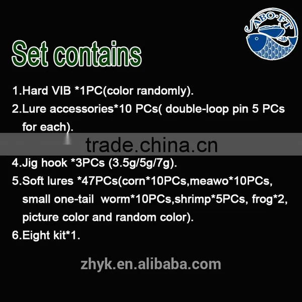 2016 Wholesales Price Best Sell Soft Fishing Lure Set photo-4