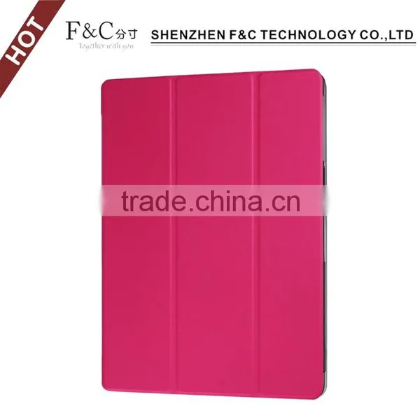 Customized Light Up Flip Leather Folio Tablet Case For Microsoft Surface Pro Tablet photo-4