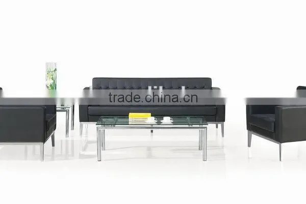 Italy Unique Stainless Steel Leather Recliner Sofa photo-2