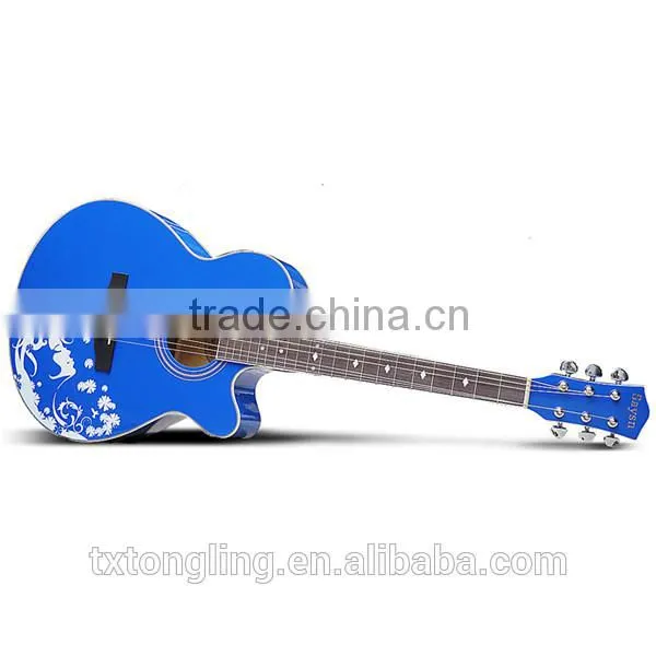 Blue Color Guitar Musical Instrument (TL-0038) photo-4