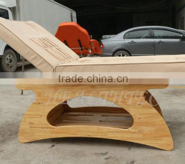 Wooden Spa Salon Oil Sex Bed Thai Massage Bed photo-2