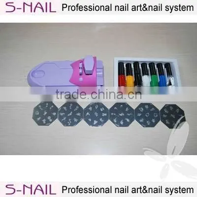 Fashion nail art kit, nail art printing FOR girls