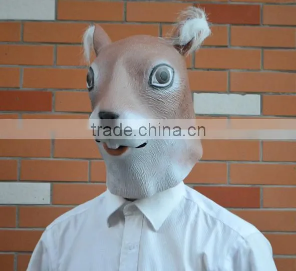 China Manufacturer Realistic Latex Mask Squirrel Mask