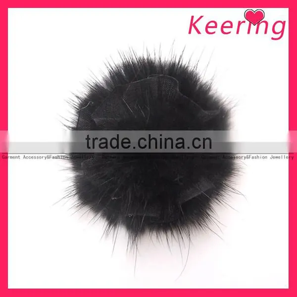 Beautiful Fur Pom Poms Ball Embellishments for Cloth WPH-1516 photo-6