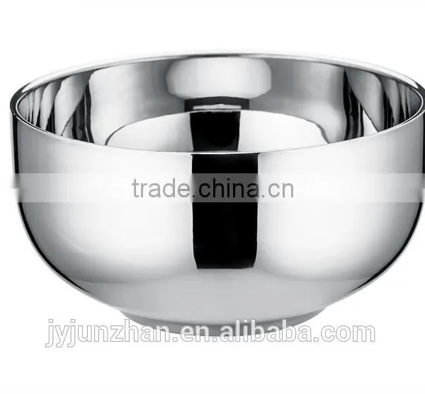 Factory Direct-sell Stainless Steel Soup Bowl With Matt Polishing Outside and High Mirror Inside photo-3