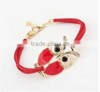 >>New Arrival SW16481 Cute Promotion Owl Charm Bracelet/ photo-2