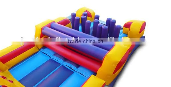 50ft Long Cheap Kids Obstacle Course Inflatable Equipment for Fun photo-5